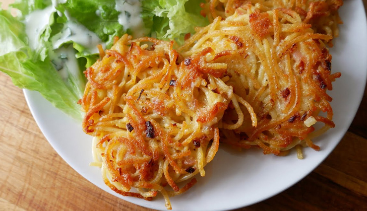 leftover pasta fritters,hunger struck,food