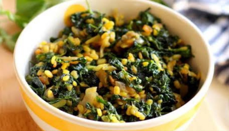 Recipe- Lehsuni Methi Moongdal Sabzi For Weekend