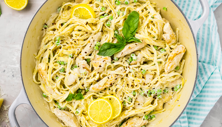 Recipe- Easy To Make Lemon Chicken Pasta

