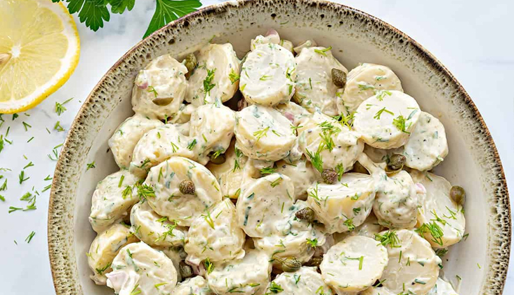 lemon dill potato salad,lemon dill potato salad recipe,healthy lemon dill potato salad recipe,recipe,salad recipe,dill benefits