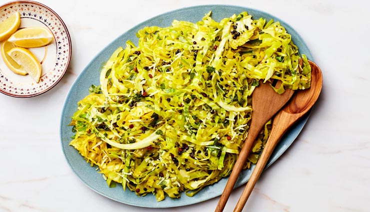 Recipe- Easy and Quick To Make Lemon Garlic Sauted Cabbage