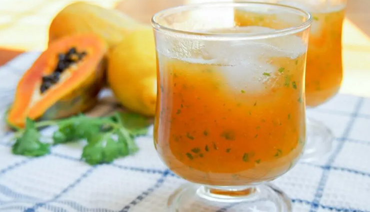 papaya lemonade,hunger struck,food,easy recipe