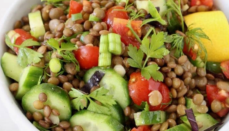 Recipe- Healthy To Eat Lentil Salad With Cucumber
