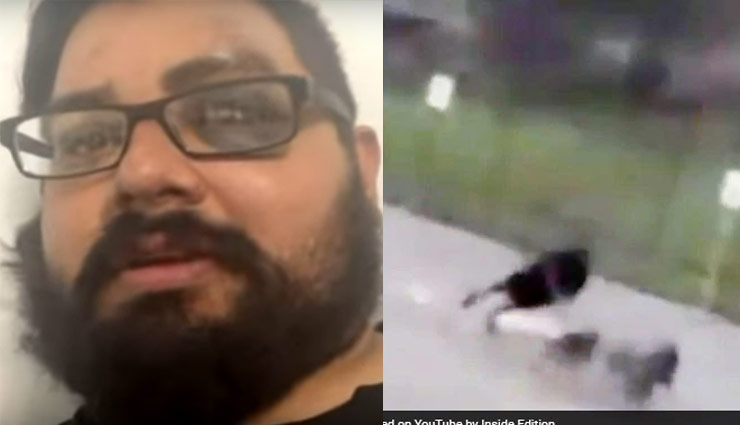 सड़क पर कुत्तों को घुमा रहा था शख्स, अचानक से गिरी बिजली और फिर.... देखे वीडियो