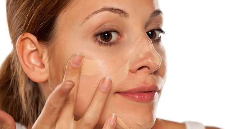 tricks to apply liquid foundation,makeup tips,skin care tips,beauty tips