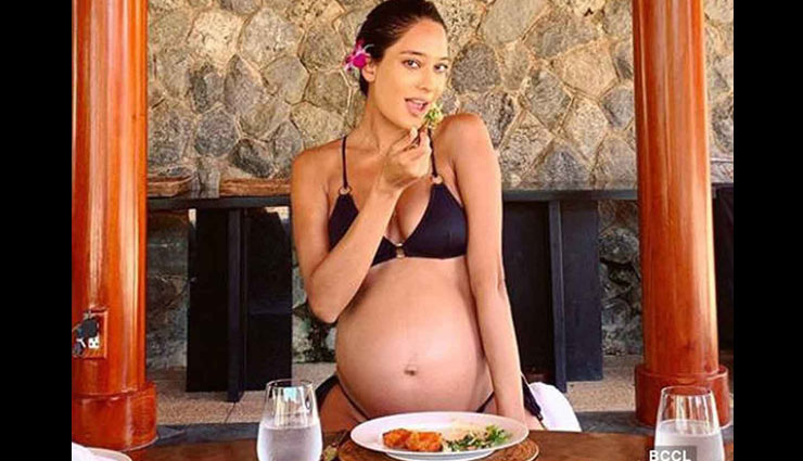 बिकीनी में प्रेग्नेंसी पीरियड एन्जॉय करतीं  नजर आईं लीजा हेडन, देखे तस्वीरें