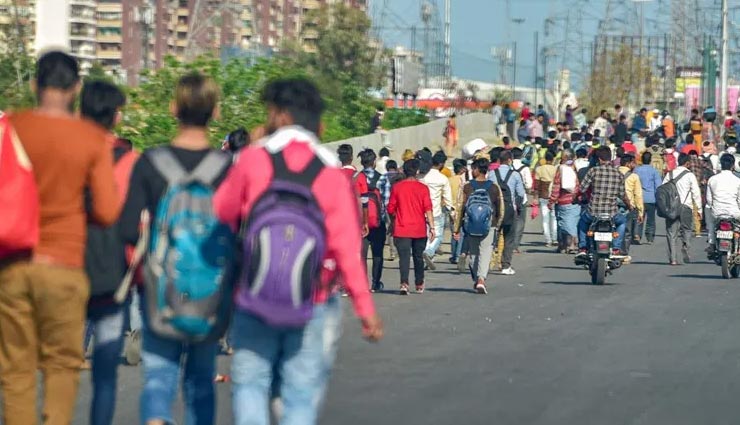 लॉकडाउन का दर्द / 65 किलोमीटर पैदल चली गर्भवती महिला