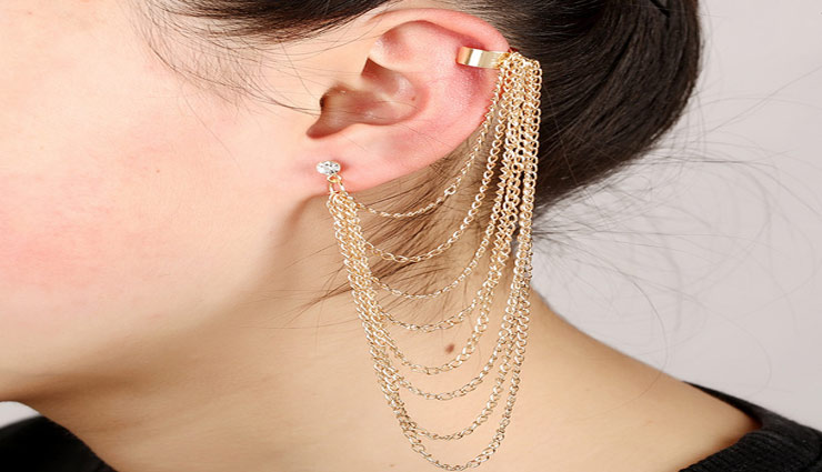 ये ट्रेंडी इयरकफ इयररिंग्स बनाएँगे आपको स्टाइलिश और देंगे कूल लुक fashion trend in ear cuff earrings,stylish earrings,fashionable earrings,trendy earrings,fashion tips