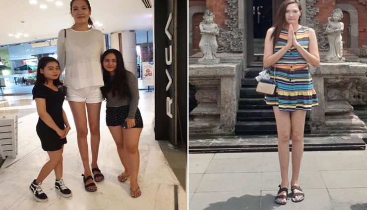 अनोखी महिला जिसकी लंबाई देख हैरान हो जाएंगे आप 