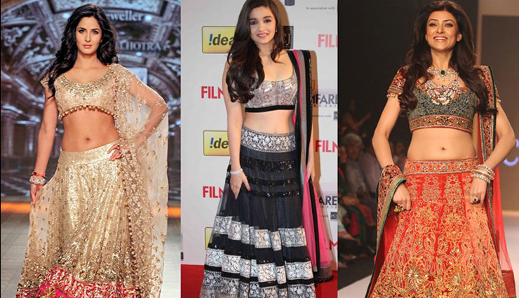 look slim in lehenga,tips to look slim in lehenga,lehenga wearing tips,fashion tips for women,fashion tips