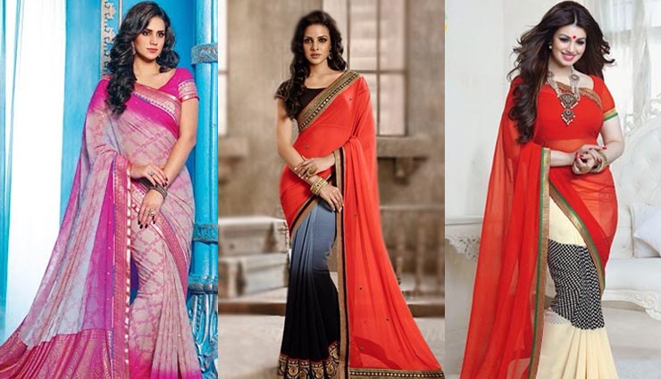5 ways for wear saree to look slim,fahion tips in hindi,saree fashion tip
