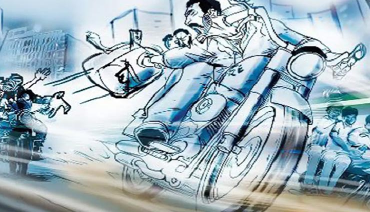 उत्तरप्रदेश : बाइक सवार दो बदमाशों ने स्वर्ण कारोबारी से फिल्मी अंदाज में की सोने की लूट