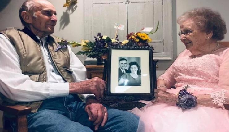 शादी की 72वीं सालगिरह मना रहा था बुजुर्ग दंपत्ति, पत्नी की ड्रेस देख भावुक हुआ पति 