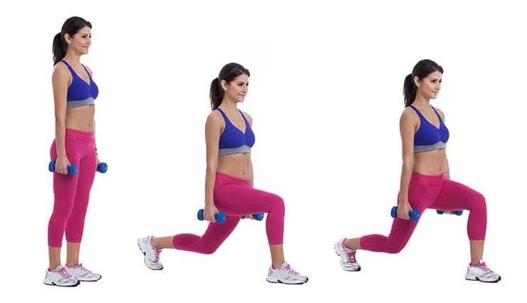 tight and toned thigh,lunges,wide squat,outer thigh lifts,inner thigh lifts,calf raises