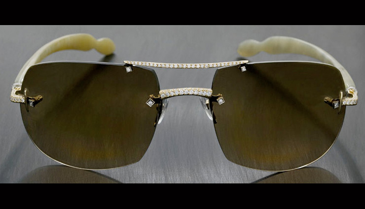 sunglasses with heaviest price tag in the world,most expensive sunglasses in the world,sunglasses,most expensive eye wears,sunglasses,chopard sunglasses,dolce and gabbana dg2027b sunglasses,cartier panthere glasses,luxuriator canary diamond glasses,bulgari flora sunglasses