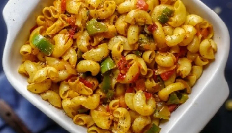 Recipe- Spicy Indian Style Macaroni Pasta