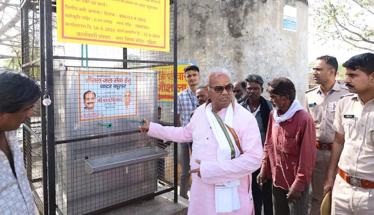 राजस्थान: अन्नपूर्णा रसोई में गड़बड़ी, बिना नल के ही लगा दिया वाटर कूलर, मदन दिलावर ने निरस्त करने के दिए आदेश