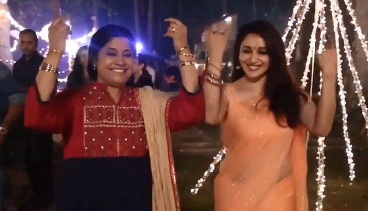 VIDEO- Madhuri Dixit, Renuka Shahane recreate ‘Hum Aapke Hain Koun’