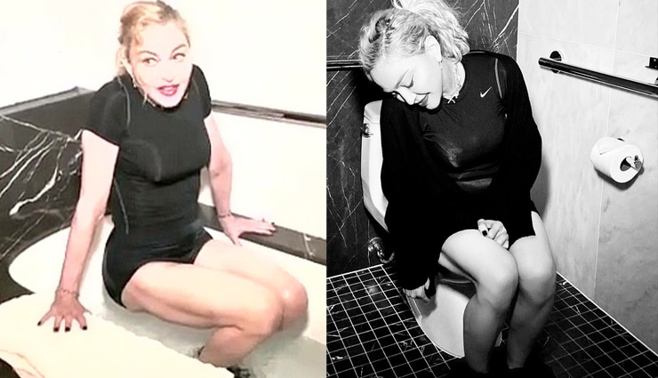 pop singer madonna,madonna ice bath,madonna one cup urine,entertainment,hollywood
