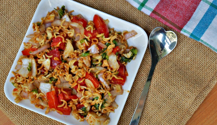 maggie bhel,bhel recipe,snacks recipe