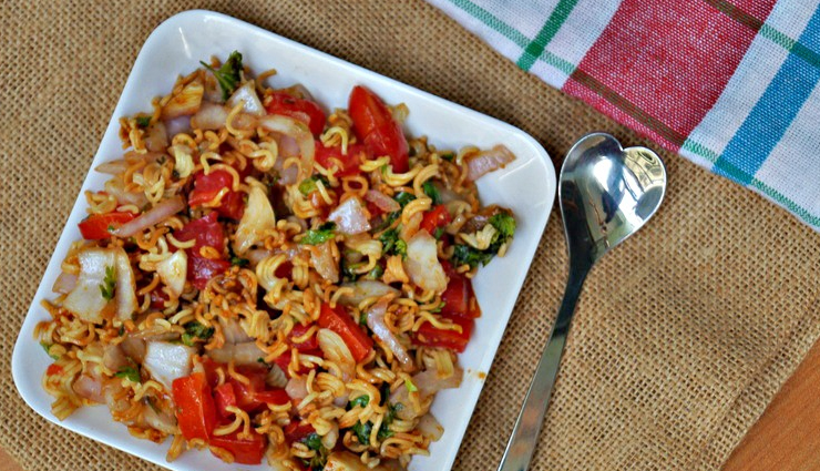 maggie bhel,bhel recipe,maggie recipe,snacks recipe,kids recipe