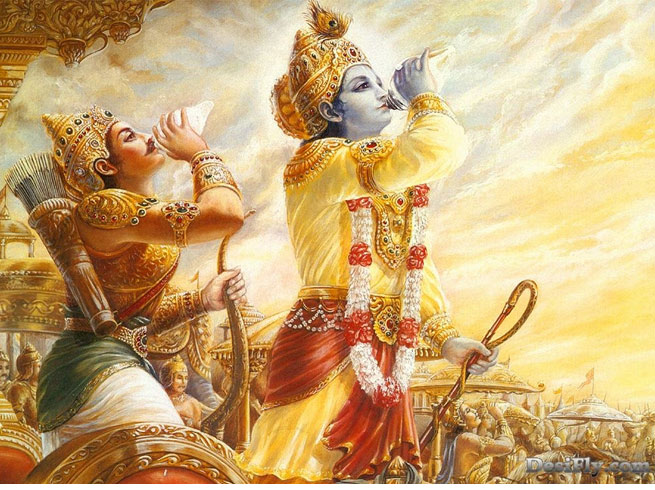 fight of mahabharat,lord krishna