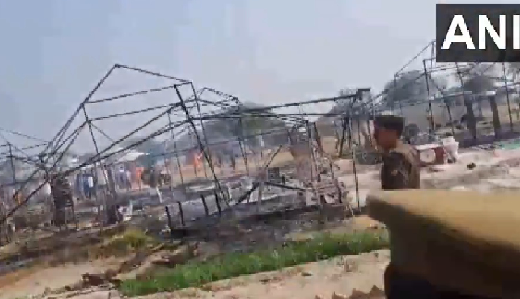 प्रयागराज महाकुंभ में दूसरी बार लगी भीषण आग, कई टेंट जलकर खाक, कोई जनहानि नहीं