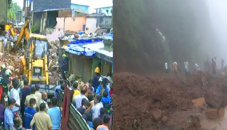महाराष्ट्र में बारिश से तबाही: मुंबई में इमारत गिरने से 3 की मौत; रायगढ़ में लैंडस्लाइड से 5 लोगों की गई जान, 30 लापता 