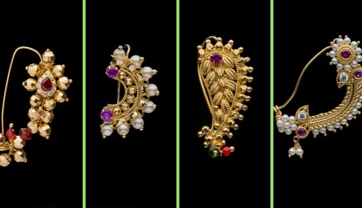 Navratri 2019: महिलाओं को बेहतरीन लुक देती है ये 5 नथ, बढ़ाती है चहरे का आकर्षण type nose rings,nath,navratri 2019,navtra fashion,fashion trends