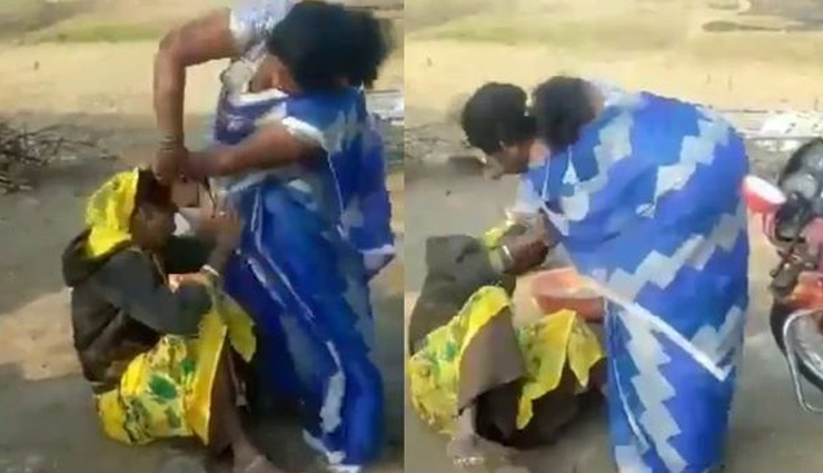 नासिक: कैमरे में कैद हुई महिला साहूकार की दबंगई, उधार के पैसे नहीं चुकाने पर पति-पत्नी को बुरी तरह पीटा