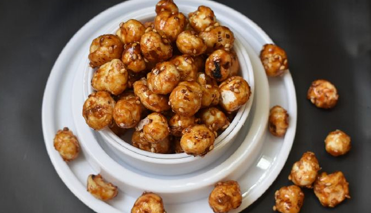 healthy and nutritious caramelized makhane,food,easy recipe