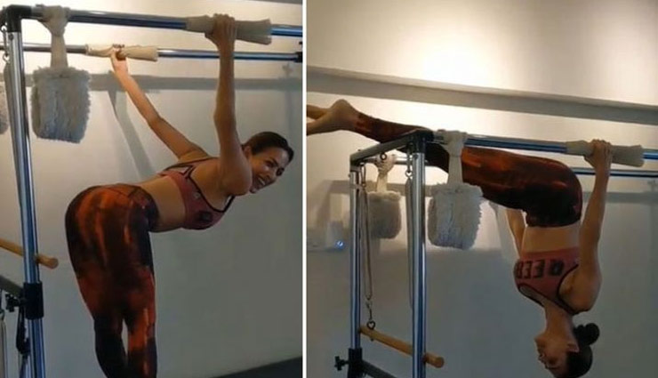 खतरनाक वर्कआउट करती नजर आईं मलाइका अरोड़ा, दंग रह गए देखने वालें, वीडियो