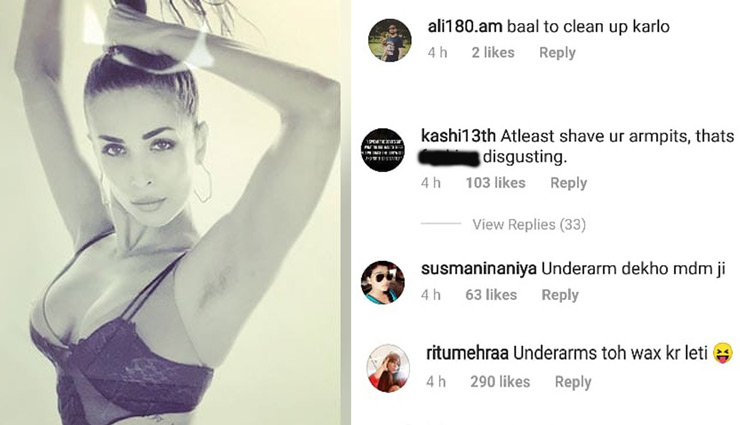 malaika arora,trolled,troller,troll,social media,malaika arora trolled on social media,malaika arora share her new picture,malaika arora unshaved under arms,under arms waxing,unwaxed hair