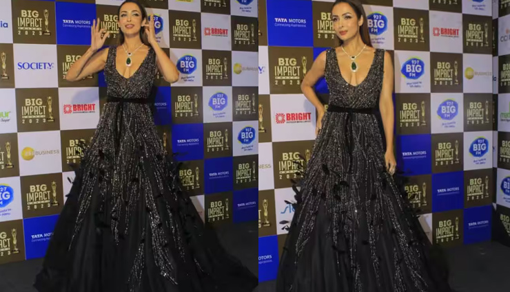 डीप नेक गाउन में मलाइका का ग्लैमरस लुक, देख फैंस बोले - 49 की उम्र कोई इतना फिट कैसे malaika arora,malaika arora glamorous look,malaika arora news in hindi,malaika arora hot photos,malaika arora party look,malaika arroa latest gossips