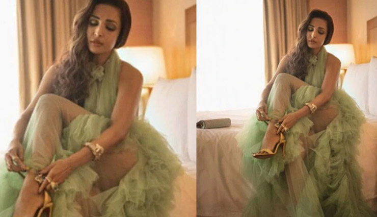 मलाइका अरोड़ा ने पहनी  2 लाख 40 हजार रुपये की ड्रेस, हील्स की कीमत जान उड़ जाएंगे होश 