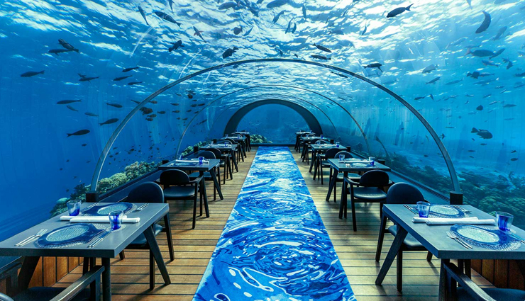6 Underwater Restaurants To Visit in Maldives