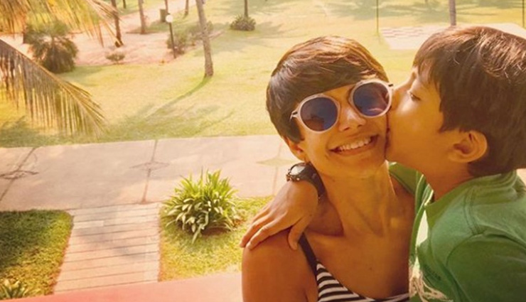 PICS- Mandira Bedi Having Fun With Son In Goa is Too Adorable
