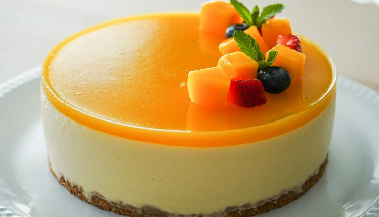Recipe- Creamy and Perfect for Summers No Bake Mango Cheesecake