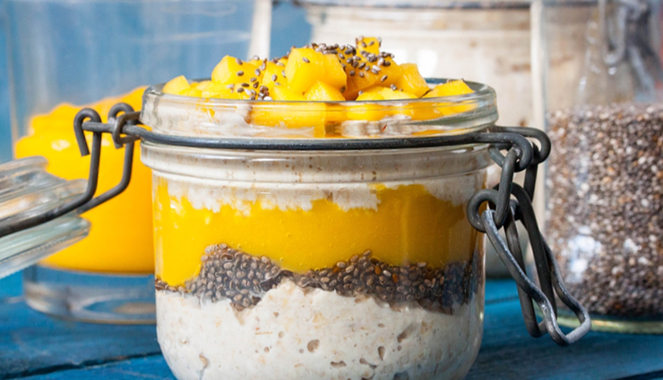 mango and chia oats,hunger struck,food,easy recipe