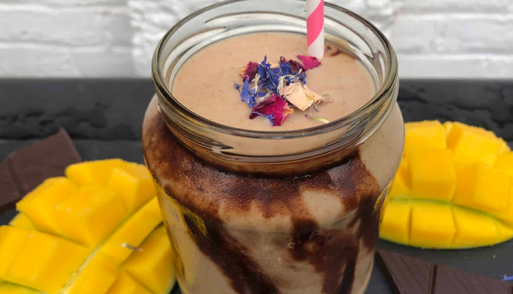 Recipe - Refreshing Mango Chocolate Smoothie