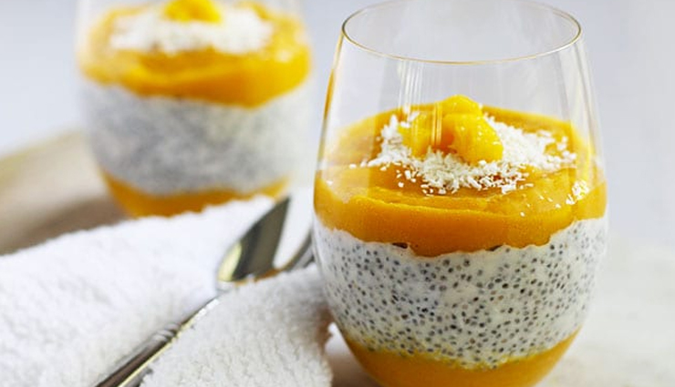 mango coconut chia pudding,mango coconut pudding  recipe,summer recipes,easy recipes,hunger struck,food