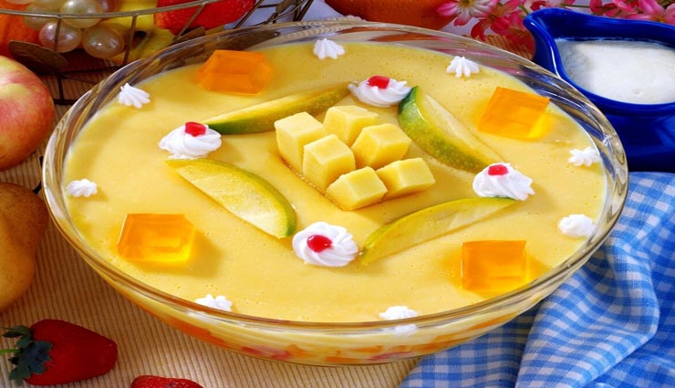 mango custard recipe,recipe,recipe in hindi,special recipe
