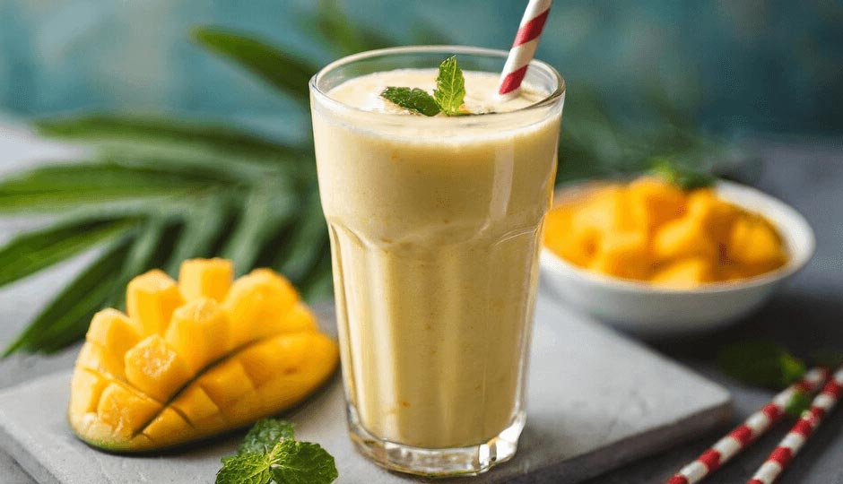 Summer Special Energy Booster Mango Milkshake