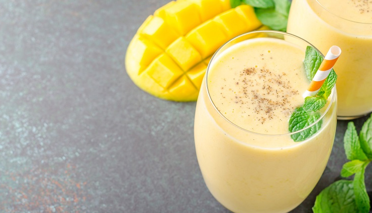 Ramadan 2018- Mango Mint Milkshake