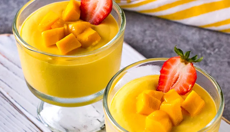 mango mousse,mango recipe,summers recipe,mousse recipe,desserts recipe