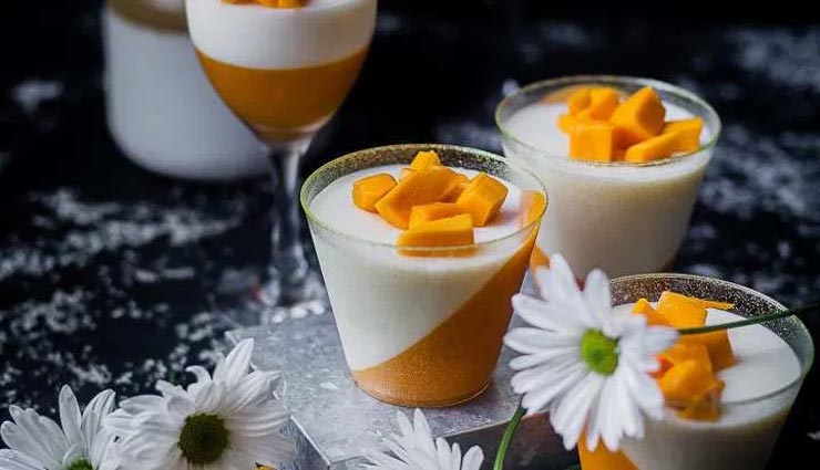 लॉकडाउन रेसिपी : समर स्पेशल ड्रिंक में बनाए 'मैंगो पैनाकोटा'