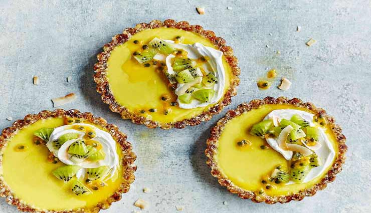 लॉकडाउन रेसिपी : डेजर्ट में बनाए मैंगो श्रीखंड टार्ट