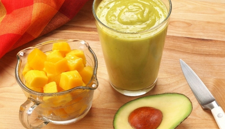 mango avocado smoothie,hunger struck,food,easy recipe