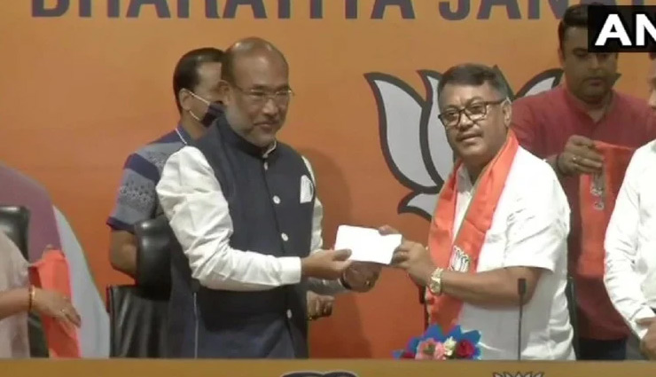 मणिपुर में कांग्रेस को लगा झटका, पूर्व प्रदेश अध्यक्ष गोविंदास कोंथौजम बीजेपी में शामिल 