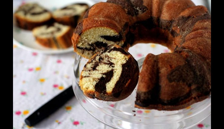 eggless marble cake,homemade cake,cake recipe